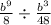 \frac{ {b}^{9} }{8} \div \frac{ {b}^{3} }{48}