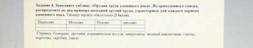 Справка: бумеранг, дротики керамическая посуда, микролиты, медный наконечник стрелы, веретено, скреб