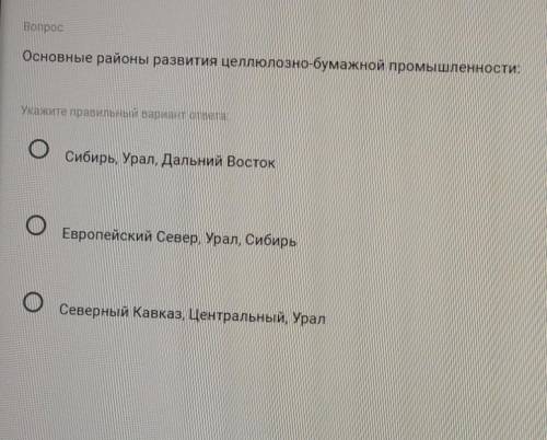 Основные районы развития целлюлозно-бумажной промышленности​