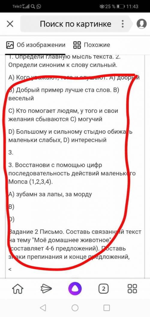 Восстанови с цифр последовательность действий маленького Мопса (1,2,3,4).