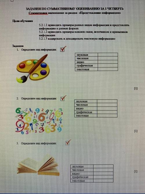 Здравствуйте с суммативки по информатике. Я приложу листы, если вам не трудно, в интернете не нашла