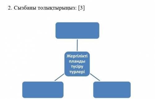 Жергілікті планды түсіру түрлері​