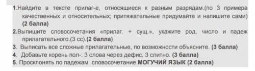 прочитайте и ответьте на вопросы, расположеные после текста ​