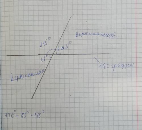 При пересечении двух прямых, образовались углы найдите градусную меру всех углов? Если один из них р