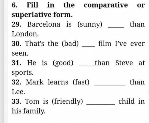 Раскрыть скобки использовать в comparative or superlative