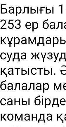 Всего в соревнованиях по плаванию приняли участие 184 девушки и 253 юноши. Количество девочек и маль