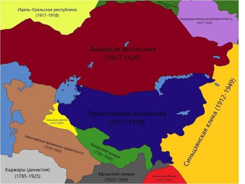 Укажите на контурной карте земли , находившиеся в ведении Казревкома и вошедшие в состав КАССР.