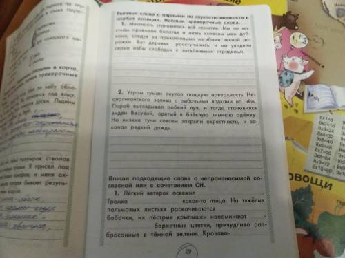 Все упражнения на странице 29-30 Русский язык сборник упражнений 4 класс Шклярова