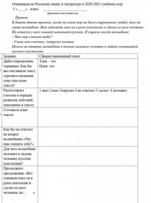 Не с сайта можете придумать или название в интернете посмотреть, просто притча заранее​