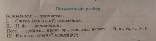 Морфологический разбор причастия - слова: акварель, аквариум, акваланг. Пример: