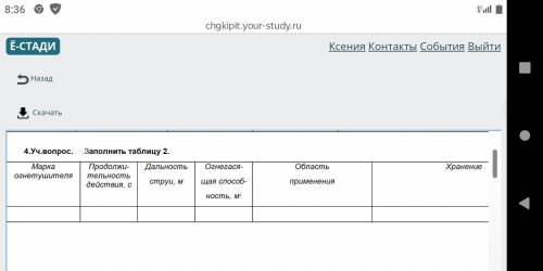 решить кто нибудь заполните таблицу