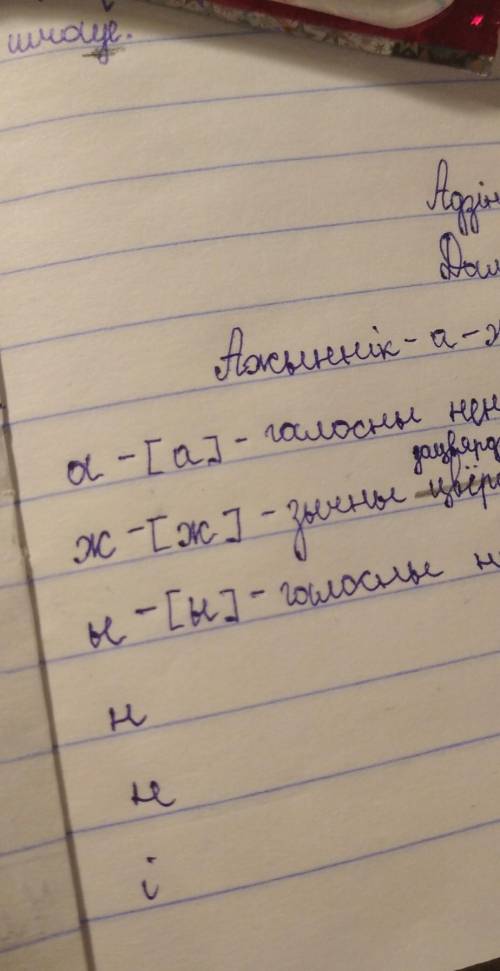 6 клас. Беларуская мова. Фанетычны разбор слова ажыннiк. Как писать там где 2 н Буду очень благодарн