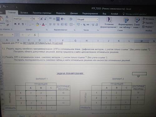 решить задачу по линейному программированию, 2 задания 14 вариант