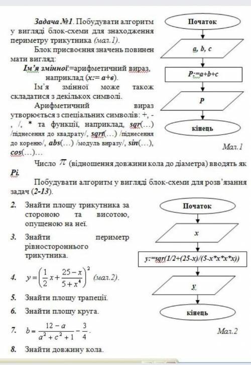 НУЖНА ТВОЯ ОЧЕНЬ НУЖНО! ​Очень благодарна буду, тому кто побудувати алгоритм у вигляді блок-схеми дл