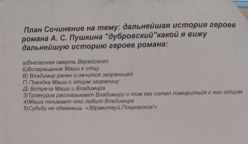 напишите сочинение по плану дам 10- ​