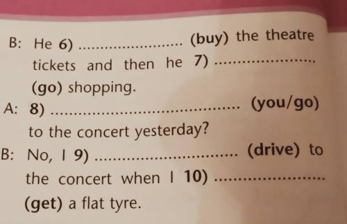 Put the verbs in brackets into the pastsimple or the past continuous.​