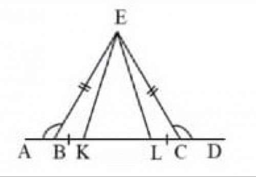 На рисунке a) Докажите, что треугольники BEC и ELC равны. б) Найдите угол ELC.