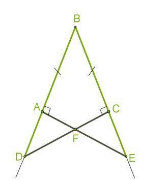 даю все свои оставшиеся На сторонах угла ∡ ABC точки A и C находятся на равных расстояниях от вершин