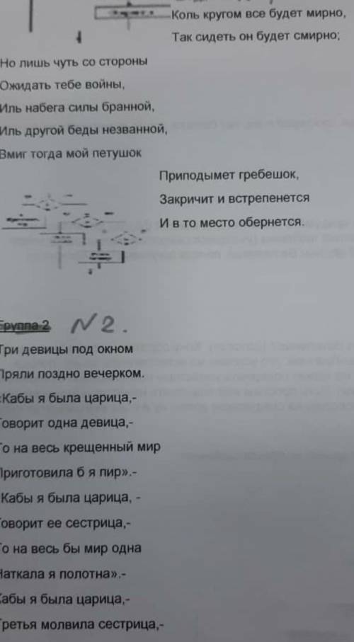 Определить форму ветвлений в 1 стихотворении и во втором​