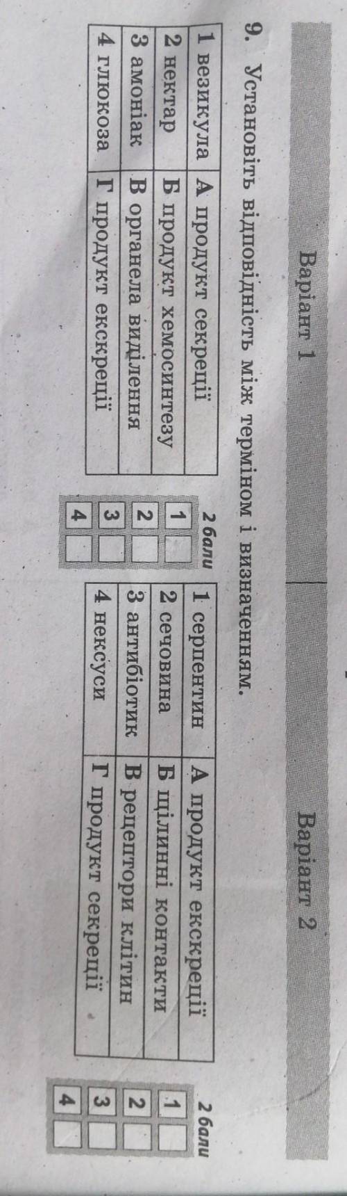 9. Установіть відповідність між терміном і визначенням.Бажано два варіанта ​