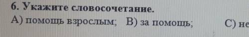 Укажите словосочетание взрослым; B) за не рассказать; D) падали листья​