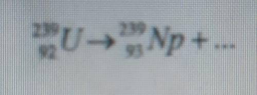 Сложите уравнение ядерной реакции фото прилагается.​