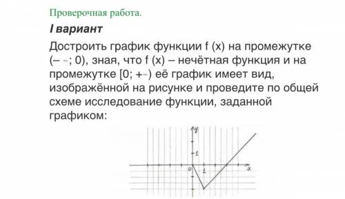 Ребят достроит график решение на листе