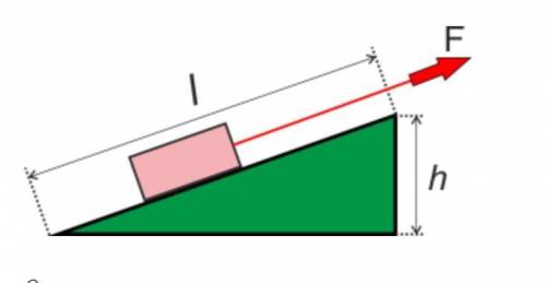 Для более лёгкого перемещения груза Павел использует наклонную плоскость, высота которой ℎ=0,6м, а д