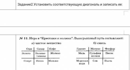 Задание2.Установить соответствующую диагональ и записать ее: