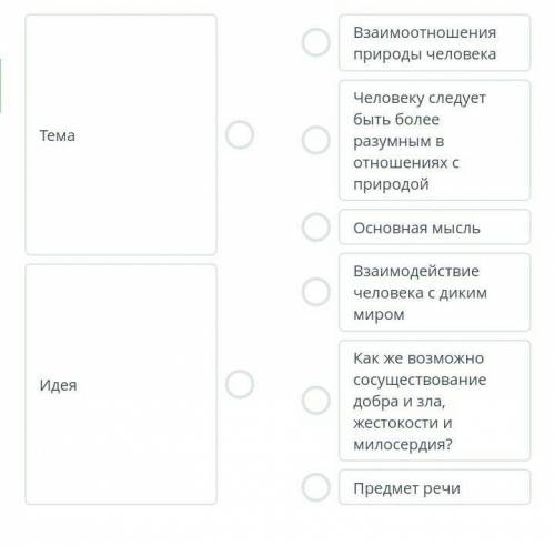 О.Сулейменов «Волчата» Установи соответствия. Одному элементу может соответствовать несколько характ