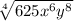 \sqrt[4]{625x {}^{6} y {}^{8} }