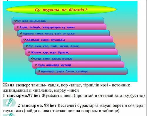 по Каз яз 2 упражнение 1 делать не надо тока не обманывайте меня от ​