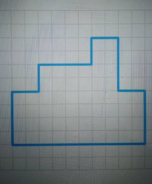 Мои задания Мои подпискиНа клетчатой бумаге с размером клетки1 x 1 изображена фигура. Найди еёплощад