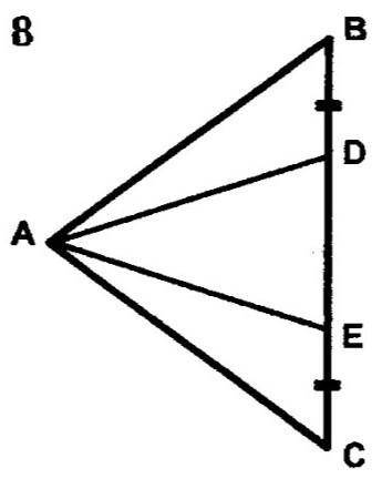 Докажите, что трекгольник АВС равнобедренный, если АД=АЕ​