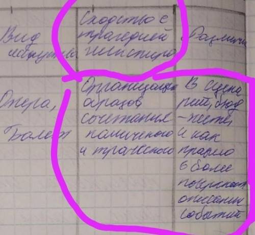 Что написано в выделенных областях? ​