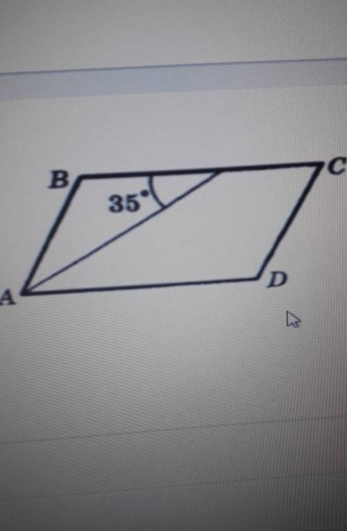 Найдите величину угла С параллелограмма ABCD, если биссектриса угла A образуетсо стороной ВС угол, р