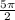 \frac{5\pi}{2}