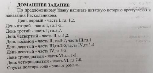 По данному плану составить цитатную исторю преступления и наказания Раскольникова