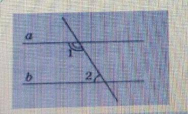 На рисунку кут 1 =160°, кут 2 =19°.Чи паралельні прямі а і б? Відповідь поясніть. ​