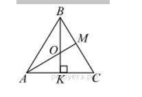 В равностороннем треугольнике ABC медианы BK и AM пересекаются в точке O. Найдите . (Задачу выполнит