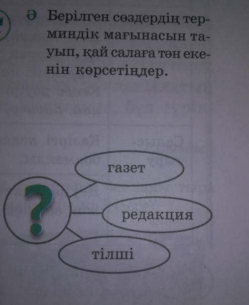 Берілген сөздердің терминдік мағынасын тауып, қай салаға тән екенін көрсетіңдер. ​