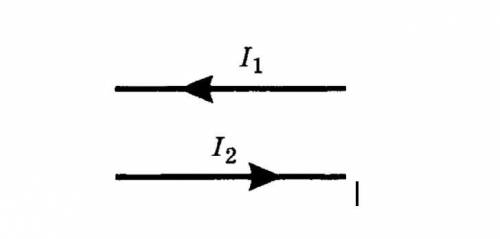 По двум параллельным проводникам течет ток, направление которого указано стрелками. Как взаимодейств