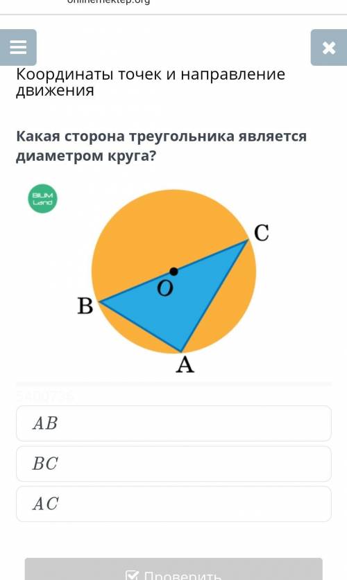 Координаты точек и направление движенияПоставь точку с координатами (4; 3).​