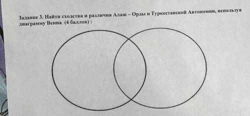 Найдите сходства и различия Алаш Орды и Туркестанская автономия ​