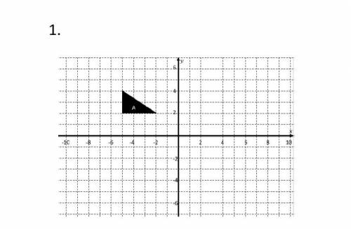 A) Поверните фигуру A на 180 ° от точки (0; 1) и отметьте получившуюся фигуру как B; b)Нарисуйте фиг