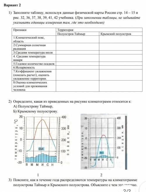 География 8 класс тема климат России​