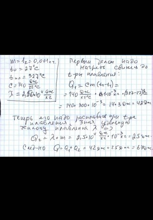 контрольная работа по физике ​