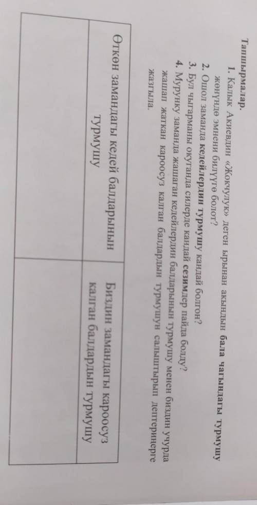 1. Калык Акиевдин «Жокчулук» деген ырынан акындын бала чагындагы турмушу жөнундө эмнени билуугө боло
