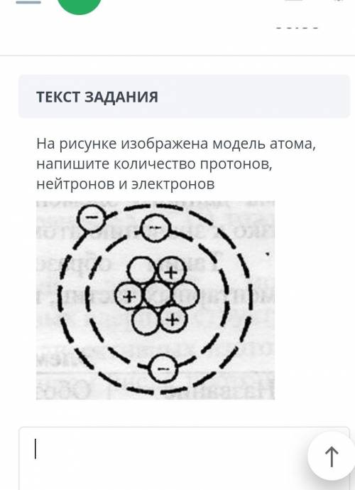 На рисунке изображена модель атома, напешите количество протонов, электронов, нейтронов СОР ​