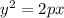 y^{2} = 2px